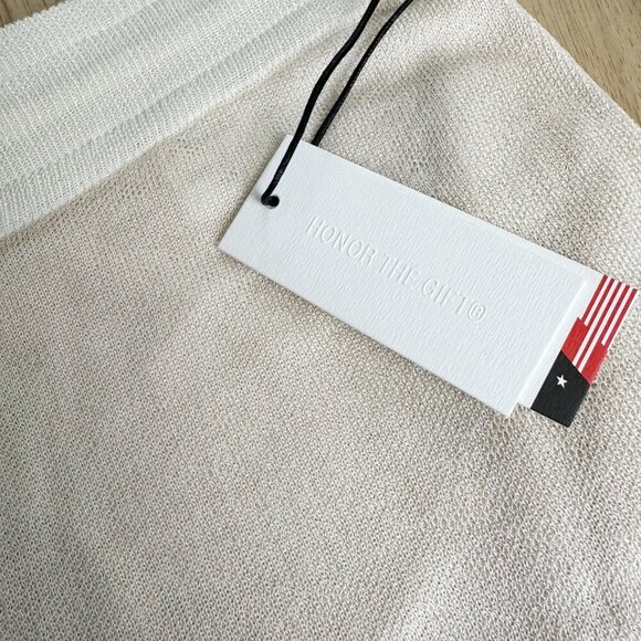 NWT Honor The Gift Bone Jungle Shorts XL Buttery Soft Terry Cream - Picture 4 of 7